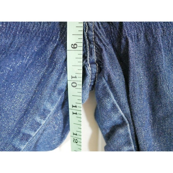 RVT Jeans Womens Size 9/10 Y2K VTG Straight Leg Metallic Glitter Hong Kong - Picture 7 of 14